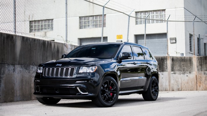 Wallpaper Srt-8, Cherokee, Grand, Jeep, Black, Side - Jeep Grand ...