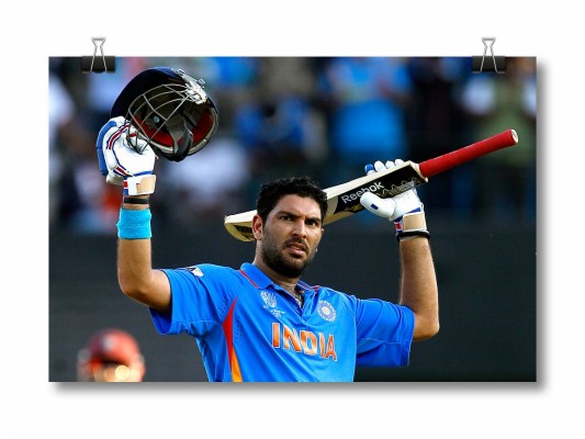 Cricketer Poster - Yuvaraj Singh In World Cup - 1200x900 Wallpaper -  
