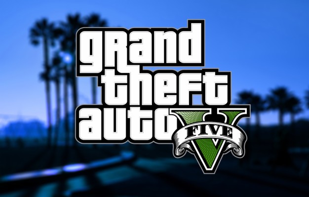 Photo Wallpaper Logo, Game, Beach, Gta, Rockstar, Gta - Grand Theft ...