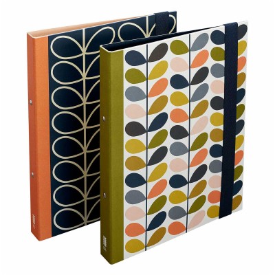 Orla Kiely Multi Stem & Linear Stem Slim Ring Binders, - Two Ring 2