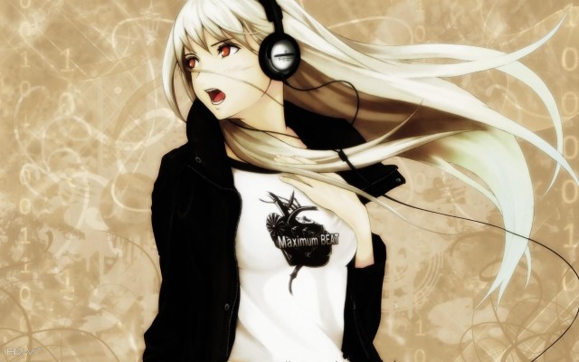 Blonde Anime Girl With Headphones Wallpaper Tomboy Blonde Anime Girl 19x10 Wallpaper Teahub Io