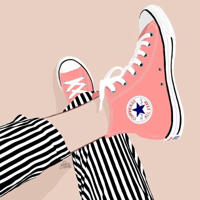 Cute Converse Sketch - 800x800 Wallpaper - teahub.io