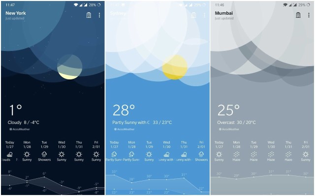 Oneplus Weather App - 1280x800 Wallpaper 