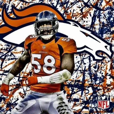 Von Miller Broncos Backgrounds - 736x736 Wallpaper - teahub.io