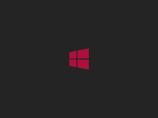 Windows 8 Logo With Red Logo And Black Background Wallpaper - Darkness ...