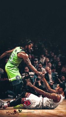 Derrick Fell Derrick Rose 675x1200 Wallpaper Teahub Io