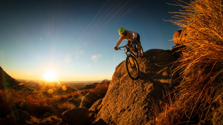 Wallpaper Bicycle Downhill Sunset - Velo Fond D Écran - 1920x1080 ...