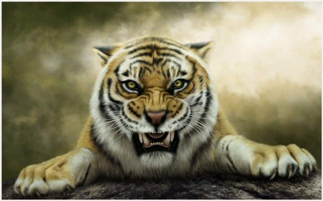 Tiger Hd Tiger Hd Tiger Hd 3d Tiger Hd Downlod Tiger - Tiger 3d Image Hd -  1024x640 Wallpaper 