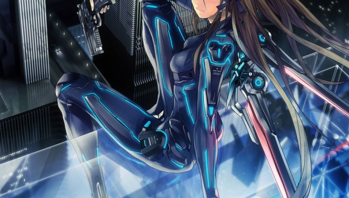 Anime Girl Crow Cyberpunk Sci Fi 4k Cyberpunk Anime Girl 3840x1080 Wallpaper 8555