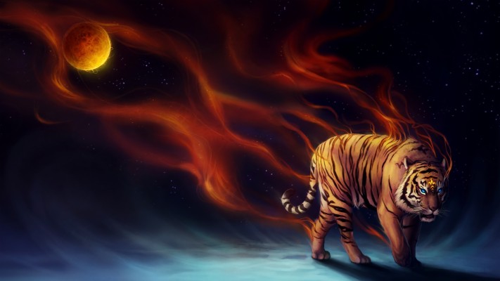 Ghost Tiger Wallpaper Hd - 1920x1080 Wallpaper 