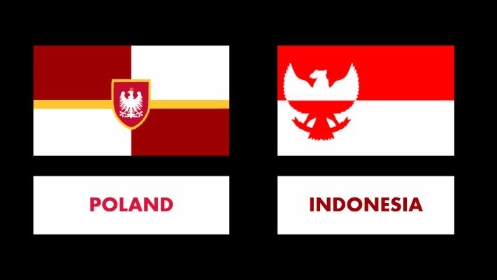 Poland Flag Indonesia Flag 19x1080 Wallpaper Teahub Io