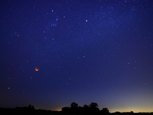 Luna Llena Cielo Estrellado Real - 1600x1200 Wallpaper - teahub.io