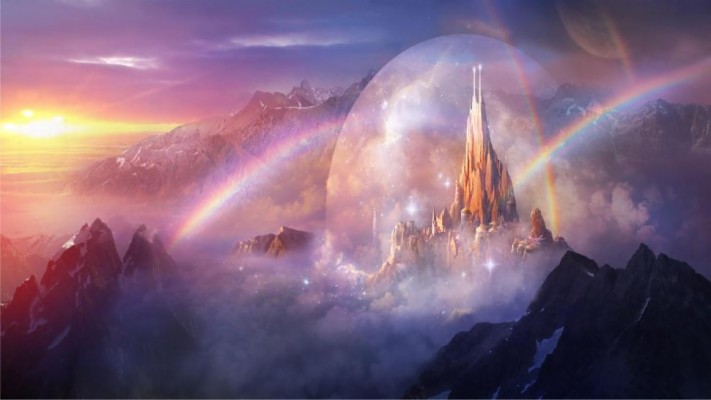 Castle In The Rainbows Wallpaper,fantasy Hd Wallpaper,1920x1080 ...