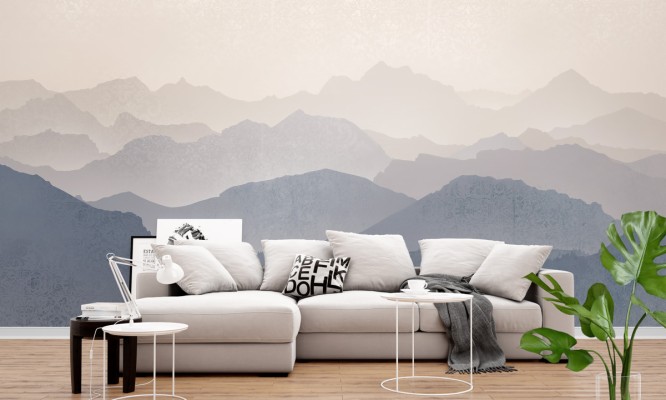 Nursery Mountain Wall Mural - 1500x1069 Wallpaper - Teahub.io