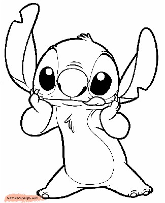 Disney Stitch Coloring Page Coloring Pages Free - Stitch Coloring Pages ...