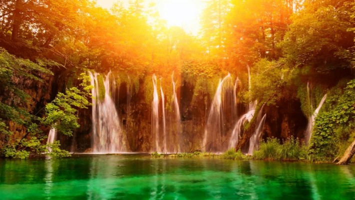 Awesome Waterfall Free Wallpaper Id - Plitvice Lakes National Park