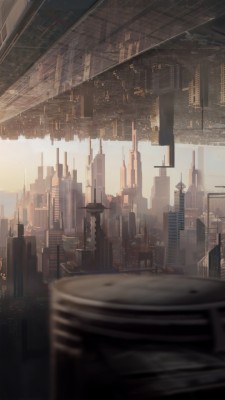 Futuristic Upside Down City - 720x1280 Wallpaper - teahub.io