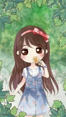 Kawaii Wallpaper Cute Girl Cartoon - 564x1002 Wallpaper 