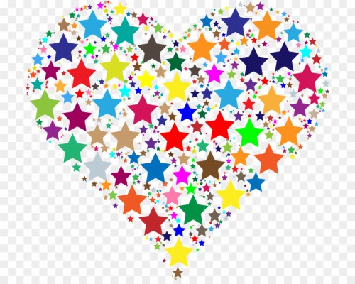 Herzen Desktop Wallpaper Clip Art Hearts And Stars Clipart Colorful