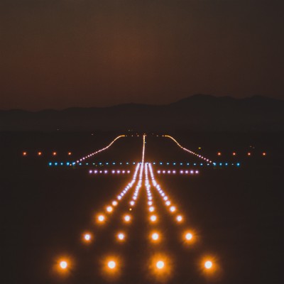 Wallpaper Runway, Lighting, Darkness, Sky - Airport Runway - 3415x3415 ...