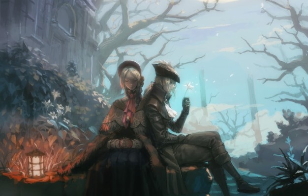 Bloodborne 19x1080 Wallpaper Teahub Io