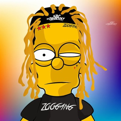 Bart Simpson, Artwork, The Simpsons, Hd Wallpaper - Fetty Wap Cartoon ...