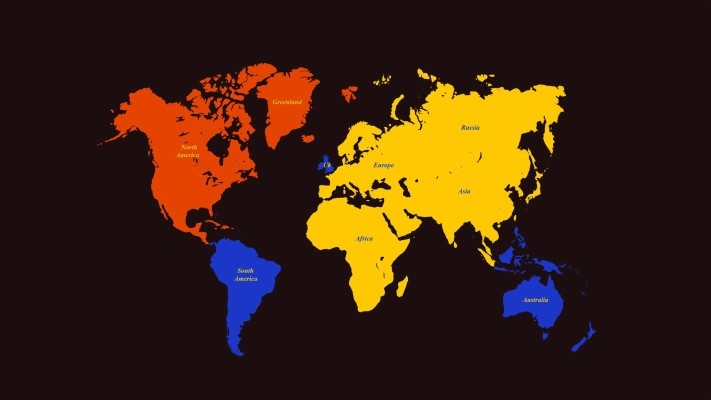 3d World Map Hd - 1366x768 Wallpaper 