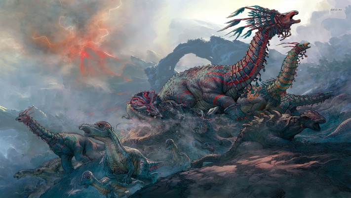 3d Render Dinosaur Premium Wallpaper - Extinct Species Dinosaur ...