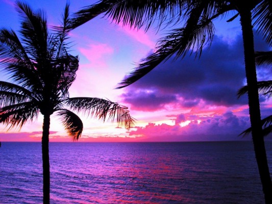 Beautiful Red Rays Of Sunset Image - Beach Sunset Landscape - 1900x1200 ...