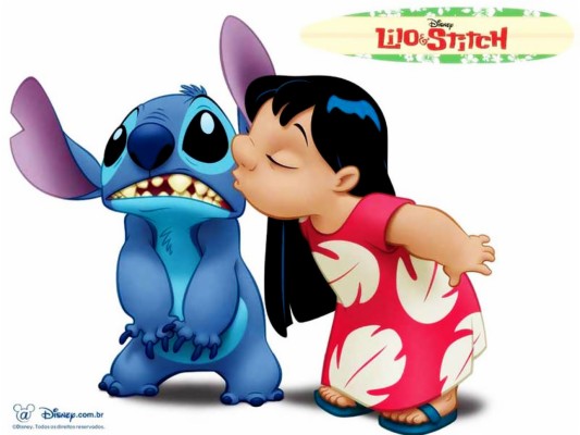 Lilo And Stitch Kiss - Lilo Y Stitch Png - 1024x768 Wallpaper 