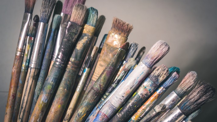 Wallpaper Of Brushes, Brushes, Paint, Spots, Artistic - Artistic