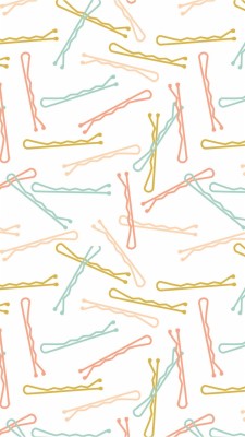 Phone Â - Iphone Cute Bobby Pin Background  - HD Wallpaper