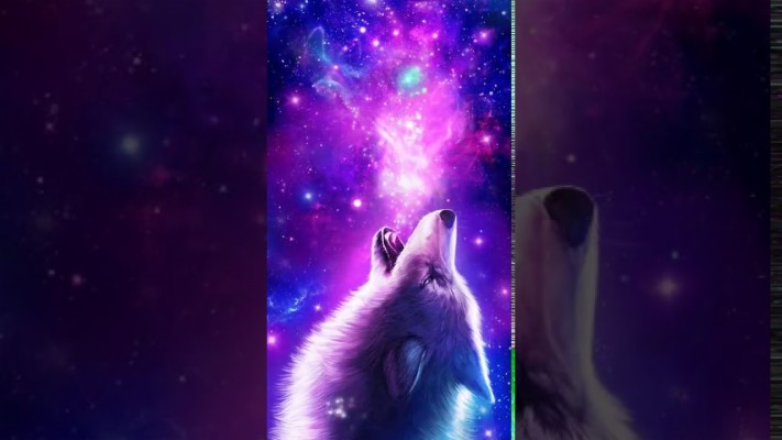 Background Galaxy Wolf 2480x1395 Wallpaper Teahub Io