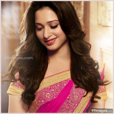 Tamanna Bhatia Pink Saree - 1920x1200 Wallpaper - teahub.io
