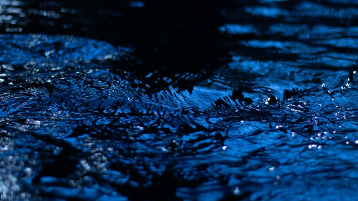 Wallpaper Water, Ripples, Blue, Splash, Macro, Closeup, - Blue Water -  3840x2160 Wallpaper 