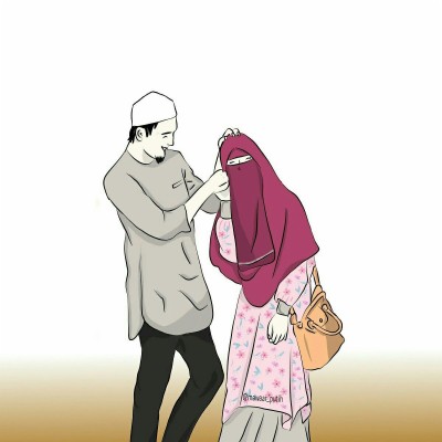 Cartoon Islamic Couple Hd - 750x717 Wallpaper 