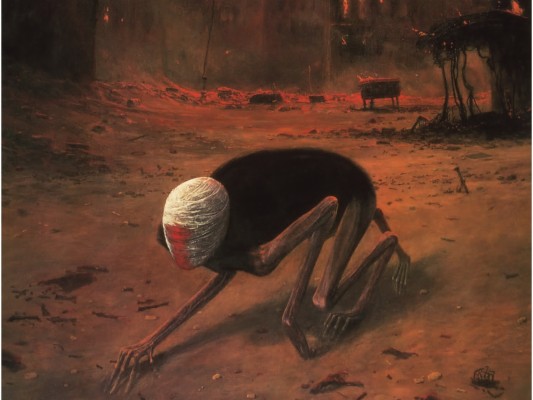 Painting Art - Zdzislaw Beksinski Gif  - HD Wallpaper