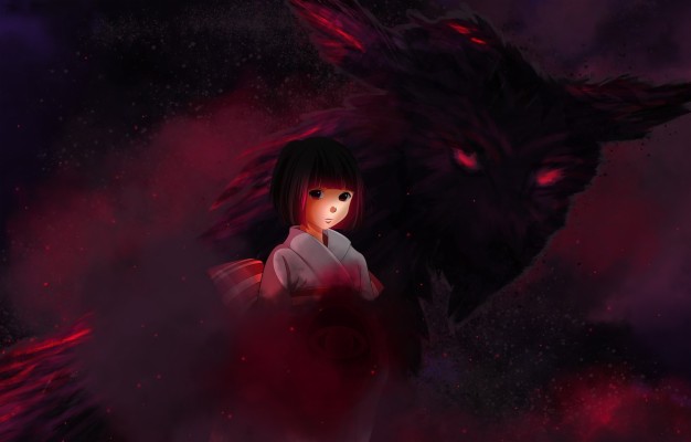 Photo Wallpaper Kawaii, Girl, Monster, Woman, Anime, - Darkness - 1332x850  Wallpaper 
