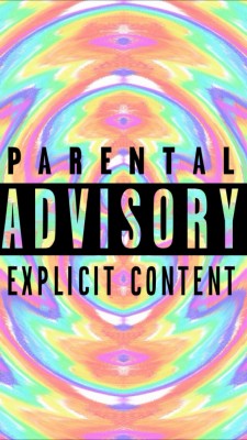 Wallpaper, Colors, And Parental Advisory Image - Parental Advisory 