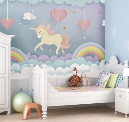 Unicorn Wallpaper For Girls Bedroom - 1000x1000 Wallpaper - teahub.io