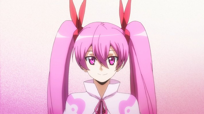 Anime Girl Pink Hair Pigtails - 1920x1080 Wallpaper - teahub.io