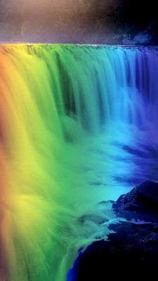 Rainbow Waterfall Wallpaper And Background Image Id - Beautiful Waterfall -  1229x691 Wallpaper 