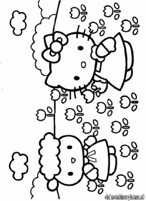 Hello Kitty Wallpaper Colouring Pages Hello Kitty Coloring Pages 645x884 Wallpaper Teahub Io