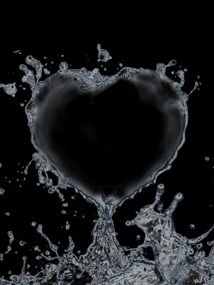 Hd Water Heart Wallpaper