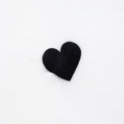 Wallpaper Heart, Bw, Love, Black, White, Minimalism - Heart - 2780x2780  Wallpaper 