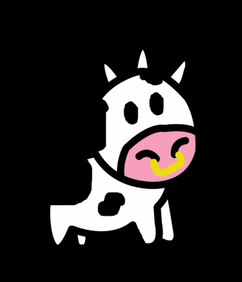 Images For Cute Animated Cows - Cow Cartoon Png - 1024x1190 Wallpaper -  