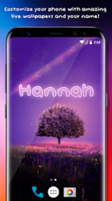 My Name On Live Luxury Wallpaper - Hannah Name - 680x1211 Wallpaper -  