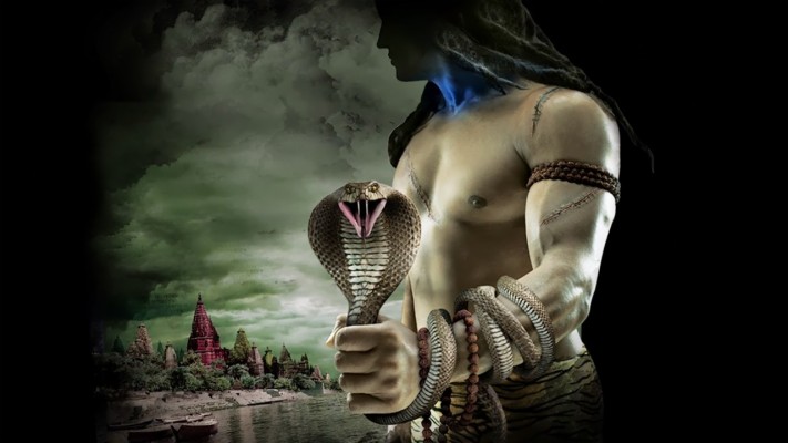 Lord Shiva With Snake Hd - 1280x720 Wallpaper 