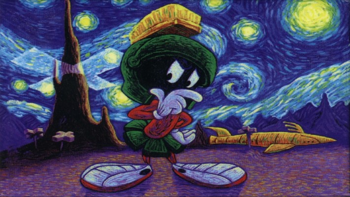 Looney Tunes Wallpaper Desktop Marvin The Martian Background 1600x900 Wallpaper Teahub Io