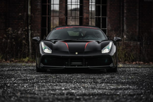 Ferrari 488 Spider Negro - 4096x2734 Wallpaper - teahub.io